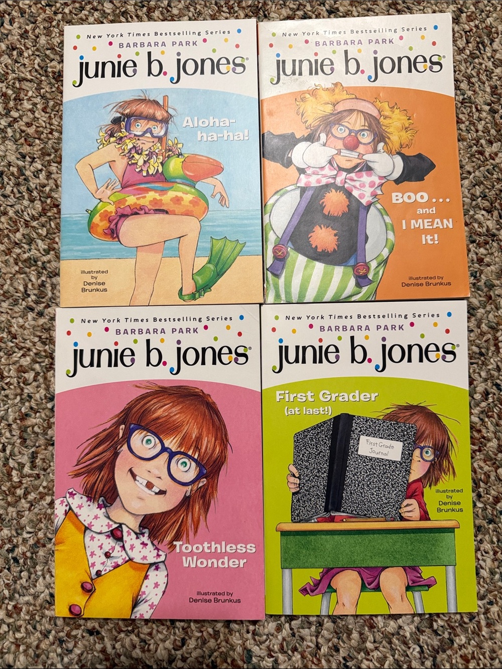 junie b. jones Paperback Books - Set of 4
